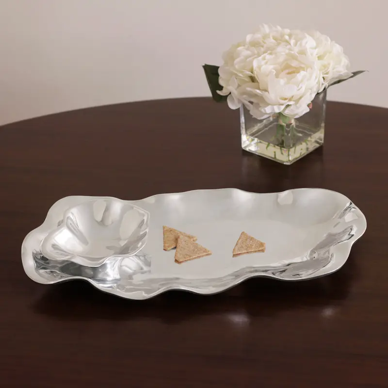 Beatriz Ball Vento Bergamo Oval Chip And Dip Platter 1