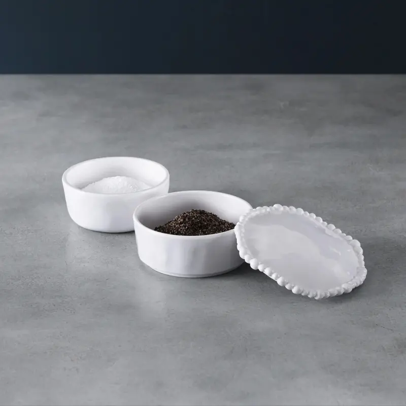 Beatriz Ball Vida Alegria Stackable Salt & Pepper Cellar With Secure Lid 1