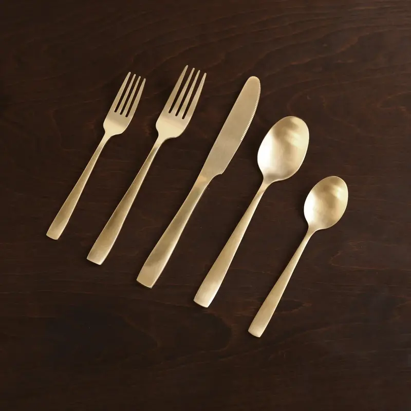 Beatriz Ball Vida Charlotte Stainless Steel Flatware Set (5-Piece Place Setting) 1