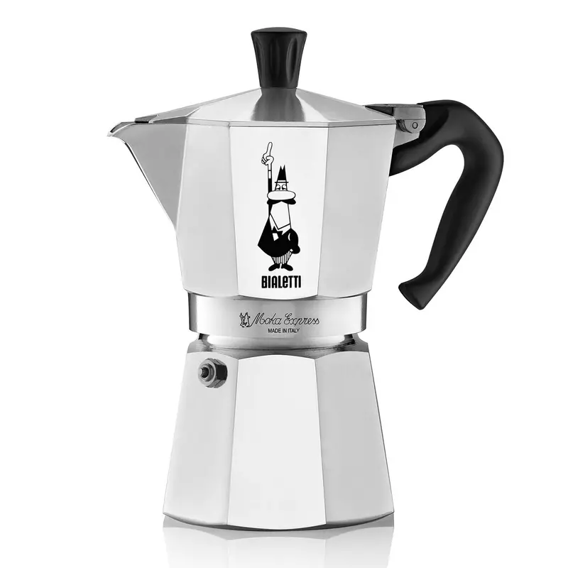 Bialetti Moka Express 6-Cup Stovetop Espresso Maker – Classic Design 1
