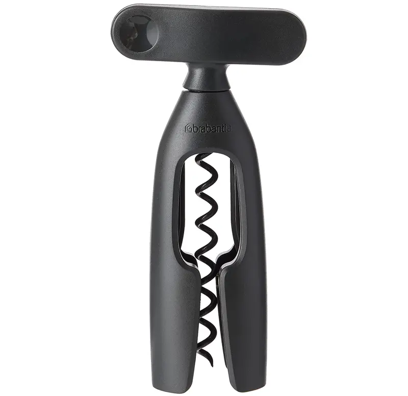 Brabantia Tasty Corkscrew Wine Opener – Sleek Dark Grey Finish 1