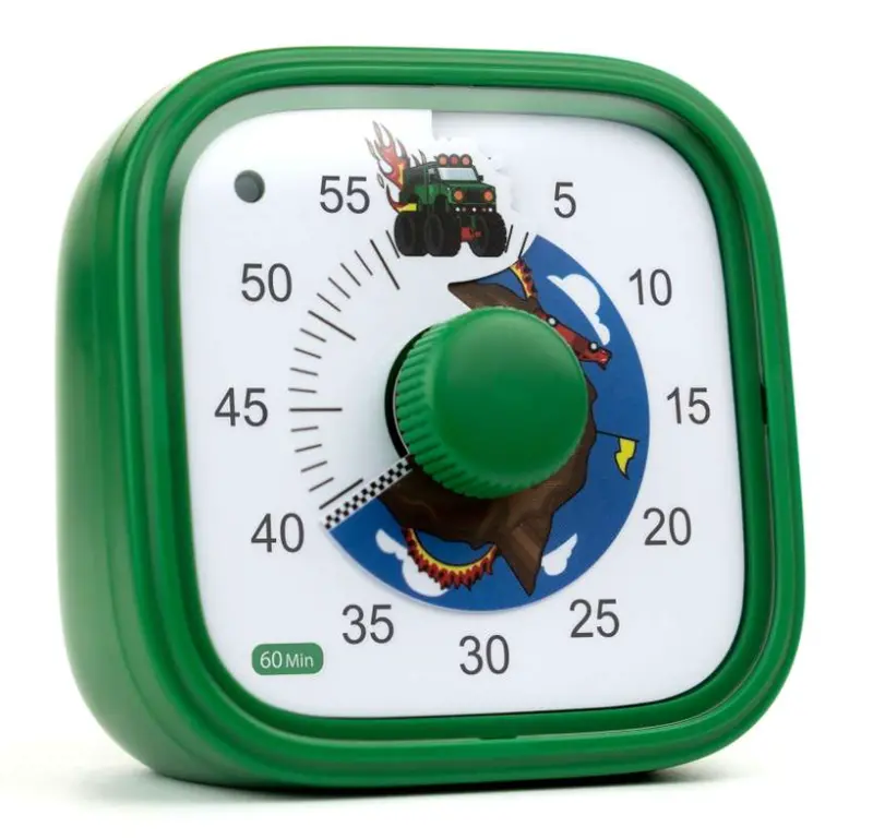 Brain Stream Visual Timer Clock – Tick Tock Truck Theme 1