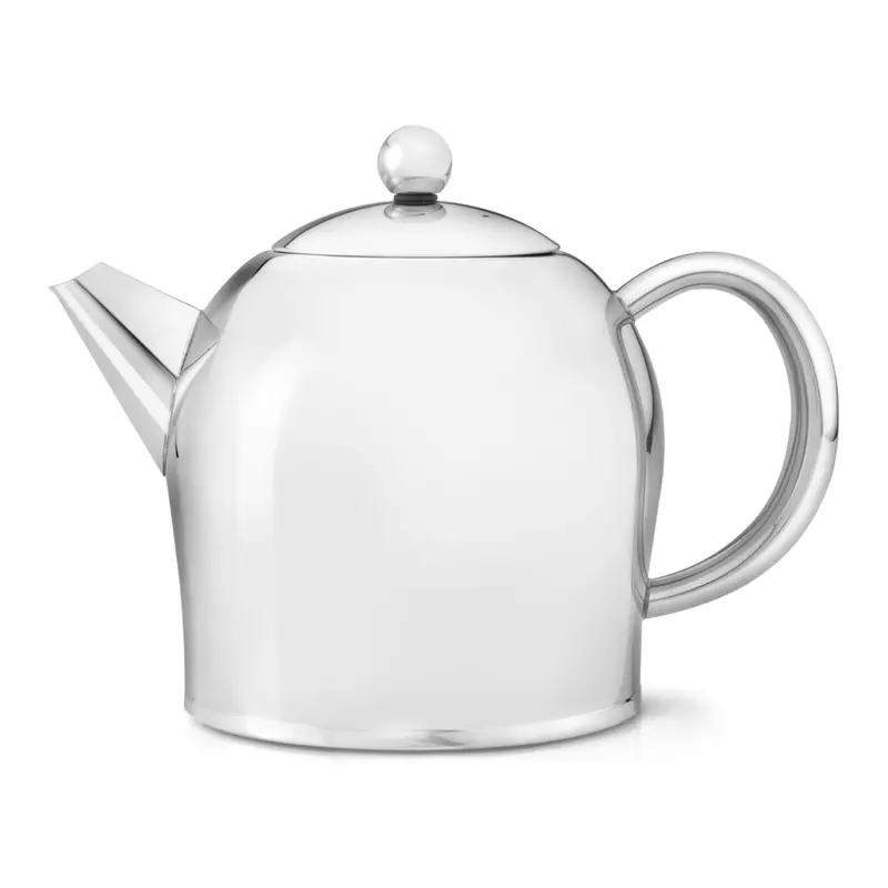 Bredemeijer Santhee Glossy Stainless Steel Teapot – 17-Ounce Modern Design 1