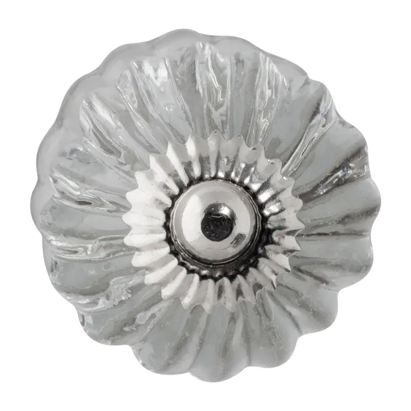 Button-Style Glass Door Handle 1