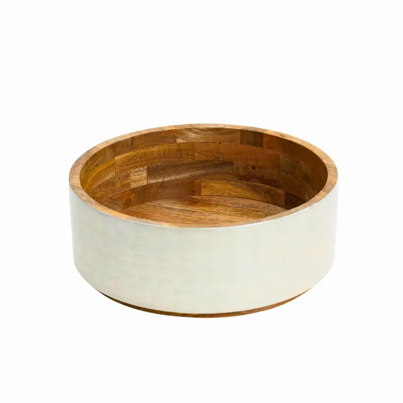 Capri Ceramic Salad Bowl – Handcrafted Stoneware Serving Vessel 1