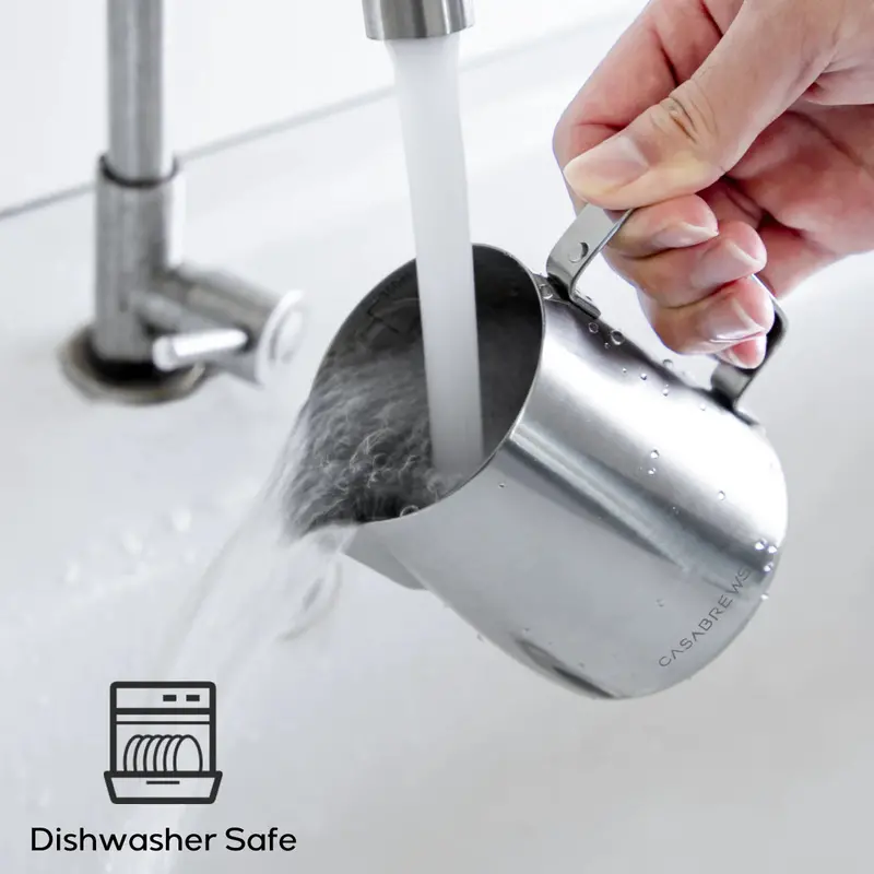 Casabrews 350Ml Stainless Steel Milk Frothing Pitcher 1