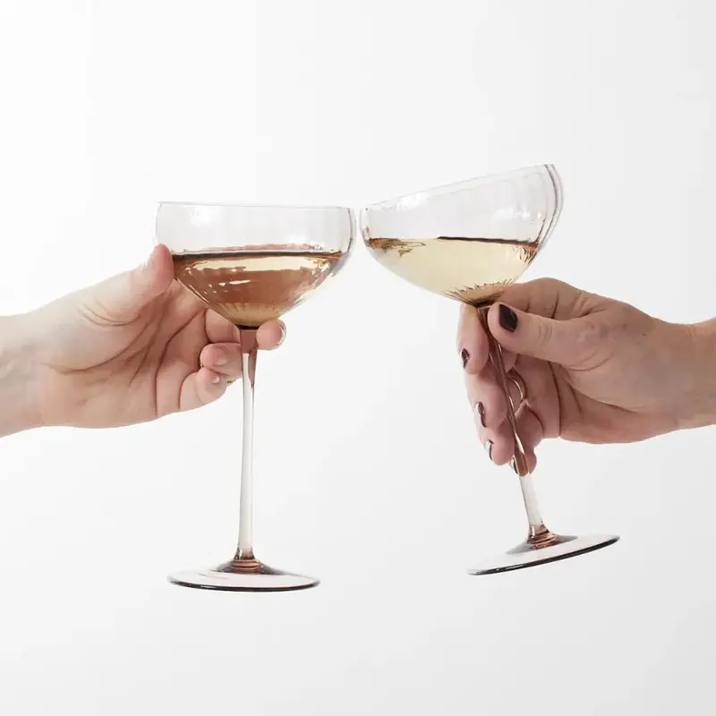 Caskata Quinn Coupe Cocktail Glasses (2-Pack) 1