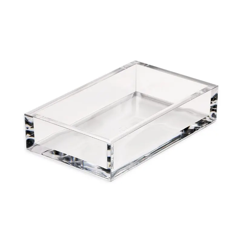 Caspari Clear Acrylic Guest Towel Napkin Holder 1