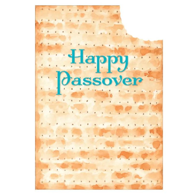 Caspari Matzo-Inspired Passover Greeting Card With Envelope 1