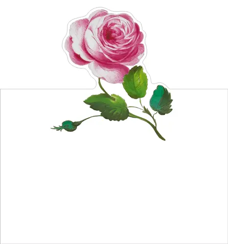 Caspari Sceaux Chic Die-Cut Place Cards – Elegant 8-Pack 1