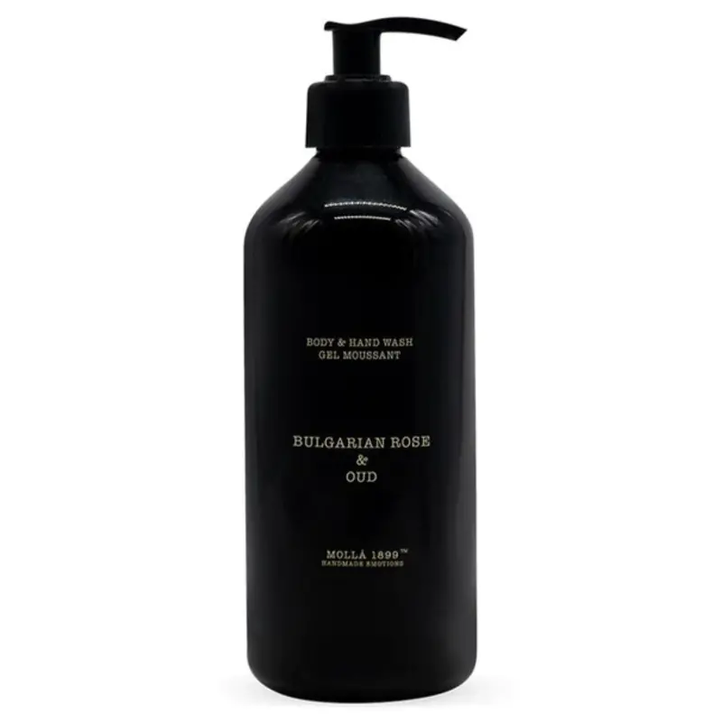 Cereria Molla Bulgarian Rose & Oud Hand & Body Wash – 16.9 Oz Luxe Cleanser 1