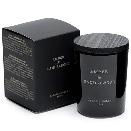 Cereria Molla Mini Votive Candle – Amber & Sandalwood Scent (2.5 Oz) 1