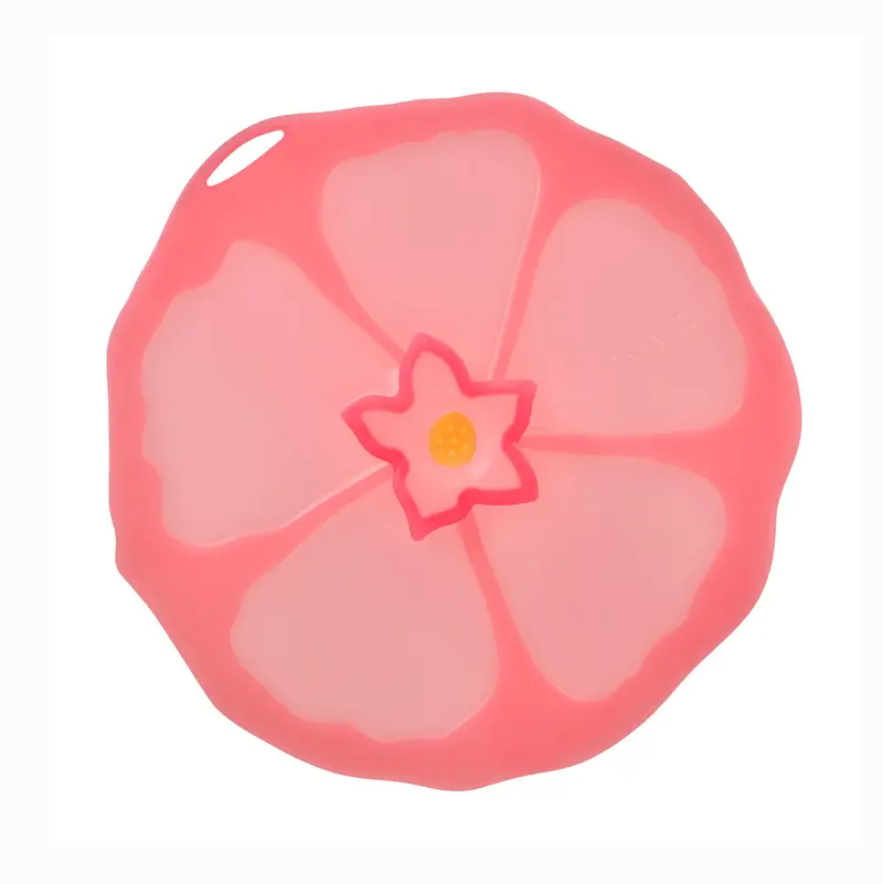 Charles Viancin High-Heat Silicone Cooking Lid – Hibiscus Pink, 9-Inch Diameter 1