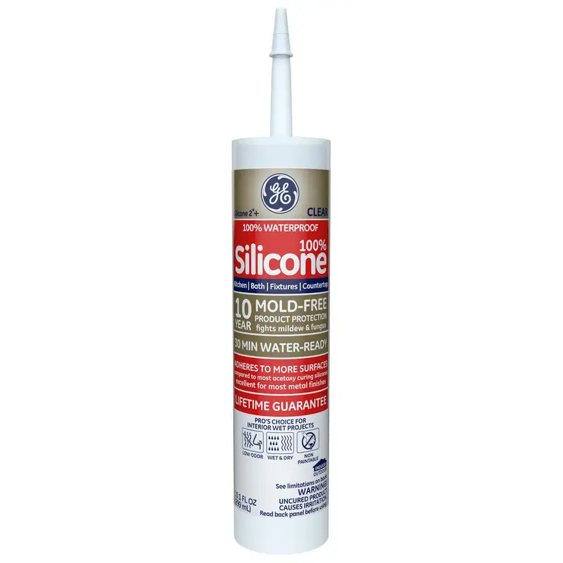 Clear Tub And Tile Silicone Caulk – Mold-Resistant, Waterproof Sealant 1