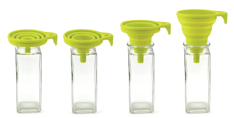 Collapsible Food-Grade Silicone Funnel – Space-Saving Design 1