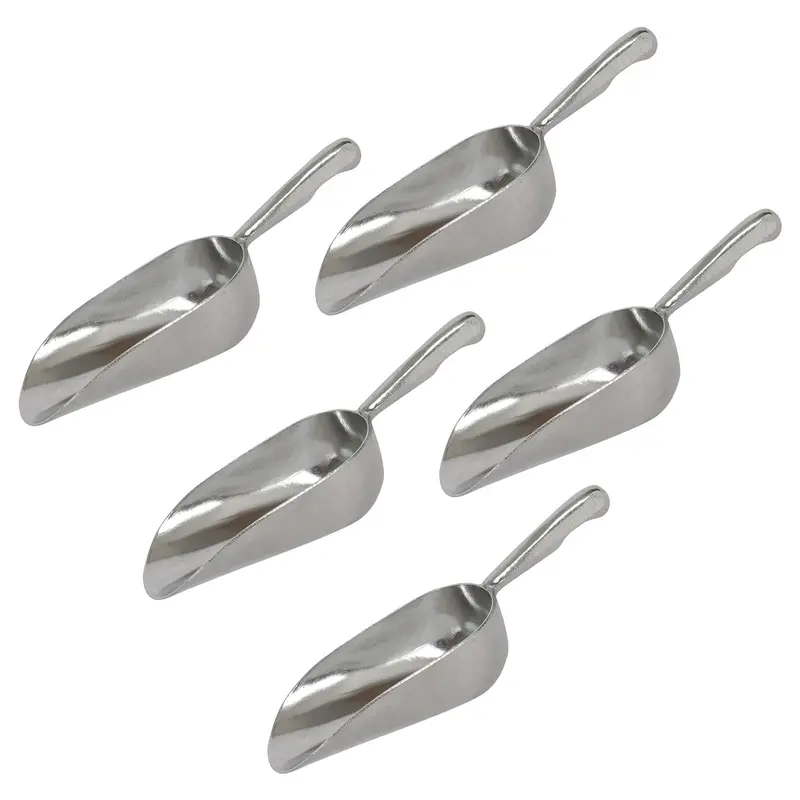 Commercial-Grade Aluminium Ice Scoops – 3.5Oz – Pack Of 5 1