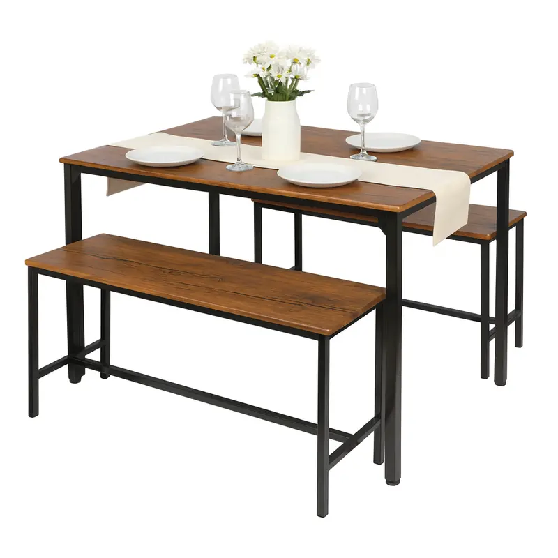 Compact Four-Seat Dining Set – Space-Saving Indoor Table And Chairs 1