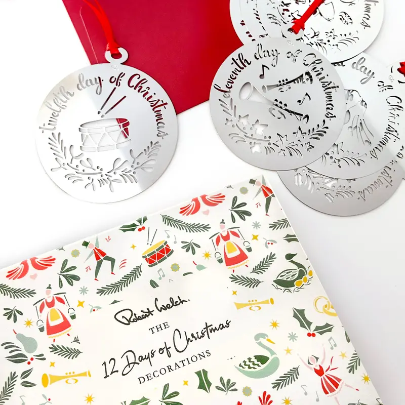 Complete 12 Days Of Christmas Ornament Set 1