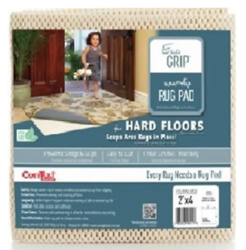 Con-Tact Non-Slip Rug Pad For Hardwood And Tile Floors – 2 Ft X 4 Ft 1