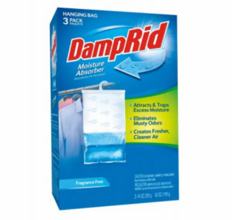 Damprid Fragrance-Free Hanging Moisture Absorber For Closets – 3-Pack 1