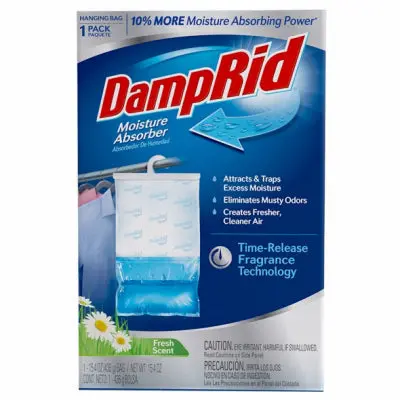 Damprid Hanging Closet Dehumidifier & Odor Absorber – 15.4 Oz 1