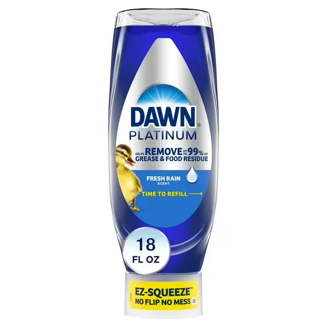 Dawn Ez-Squeeze Liquid Dish Soap In Fresh Rain Scent – 18 Fl Oz Bottle 1