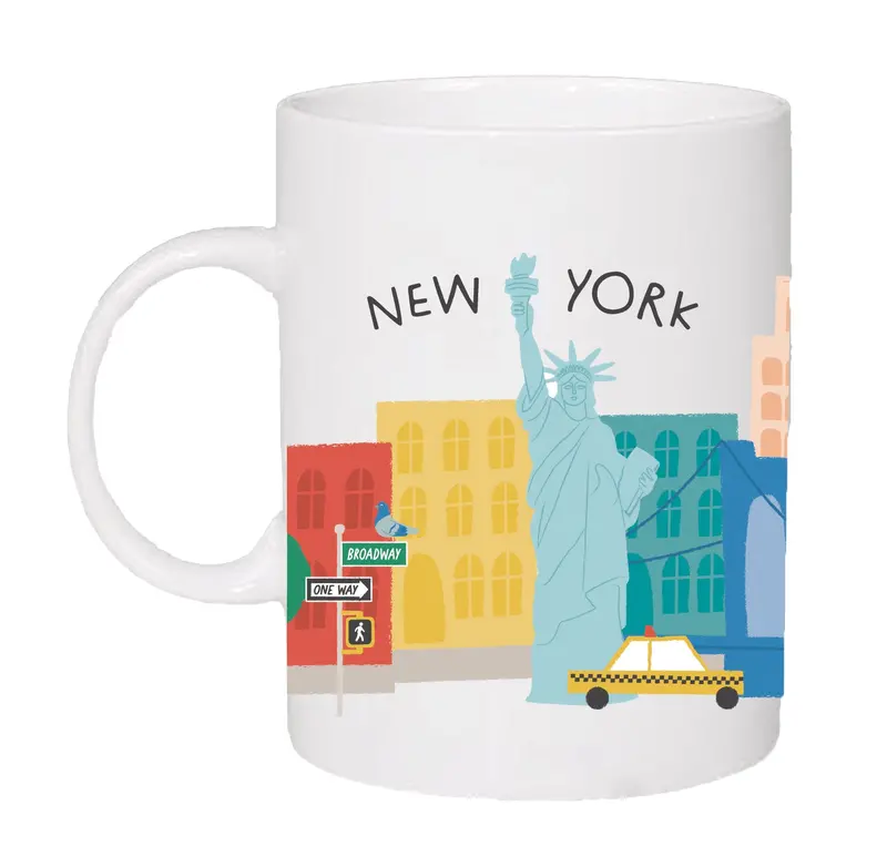Design Design Liberty In Bloom Ceramic Mug – 16-Ounce Artistic Coffee Cup 1