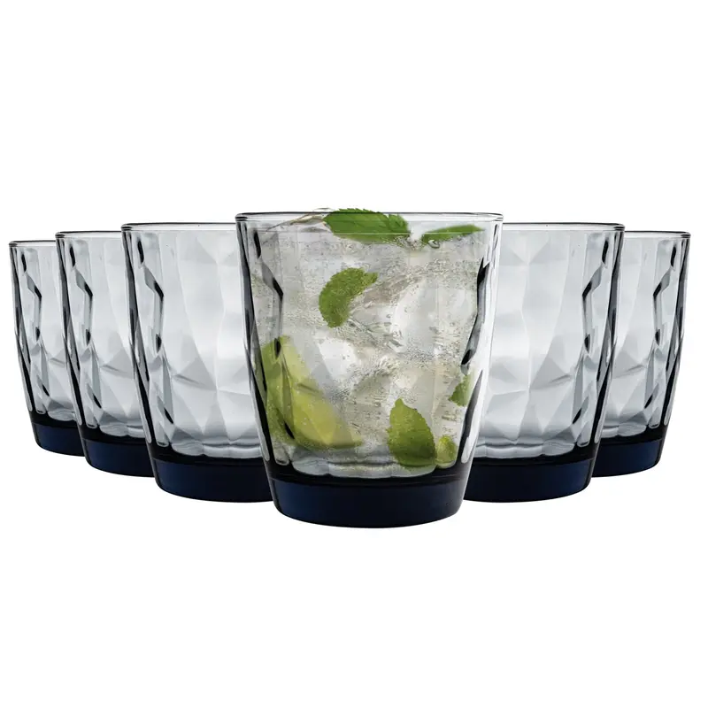 Diamond 390Ml Tumbler Glasses – Set Of 6 1