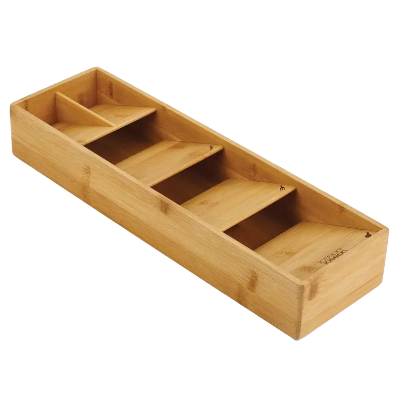Drawerstore Bamboo Cutlery Tray – 15.5" X 5" Organizer 1