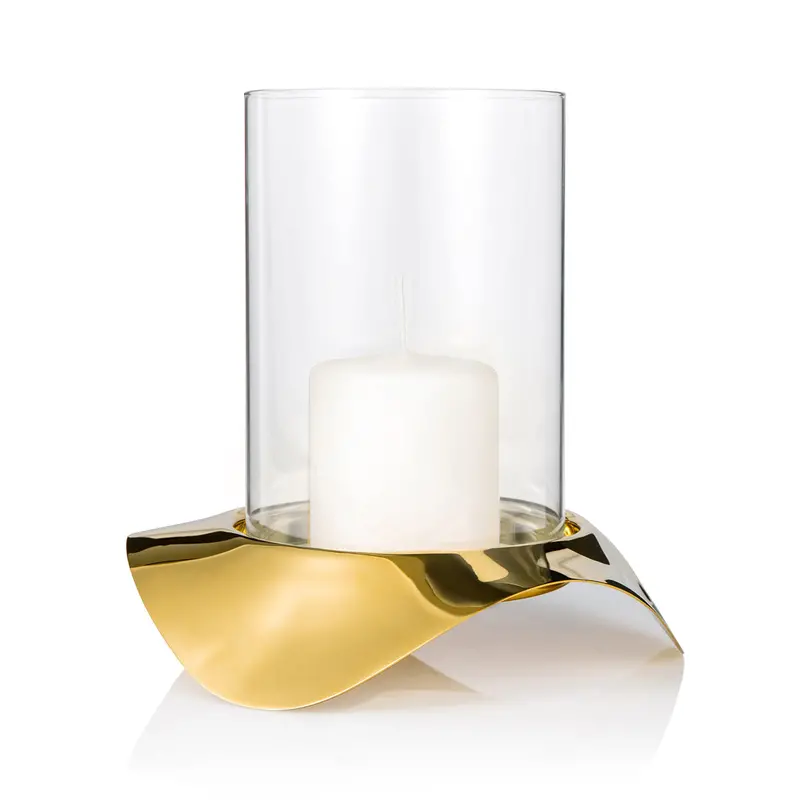 Drift Dawn Hurricane Lamp With Frosted Glass 1