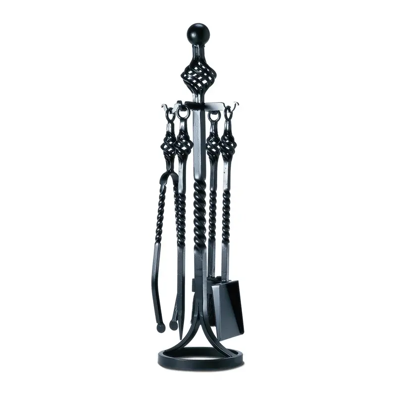 Dryad Decorative Fire Irons With Cage Handles 1