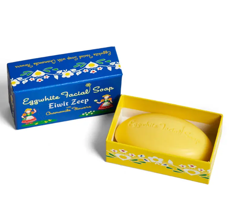 Egg-White & Chamomile Facial Bar Soap – Egg-Shaped Cleanser 1