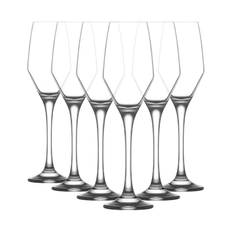 Ella Champagne Flutes – 230 Ml Crystal-Clear Set Of Six 1
