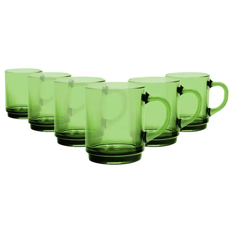 Emerald Versailles Coffee Glasses (260Ml) – Set Of 6 1