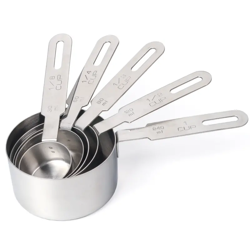 Endurance 5-Piece Measuring Cup Set – Stainless Steel & Bpa-Free 1