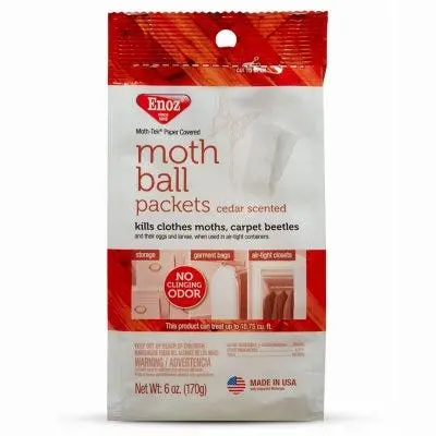 Enoz Moth-Tek Cedar-Scented Moth Repellent Packets – 6 Oz 1