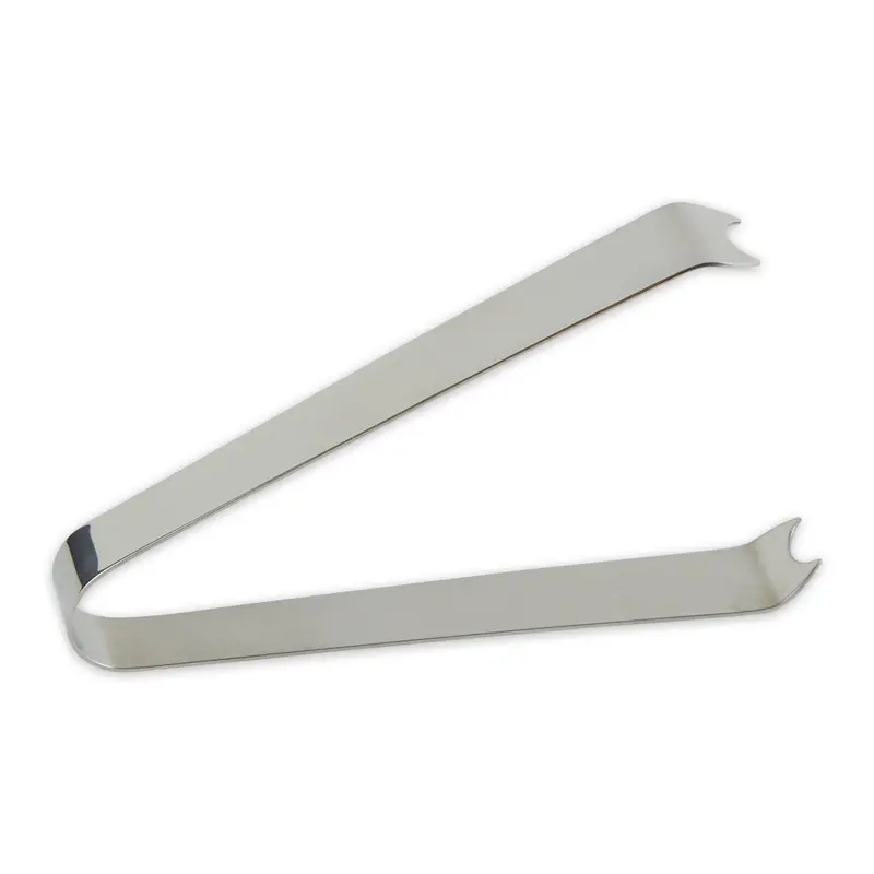 Ergonomic Stainless Steel Cocktail Ice Tongs 1