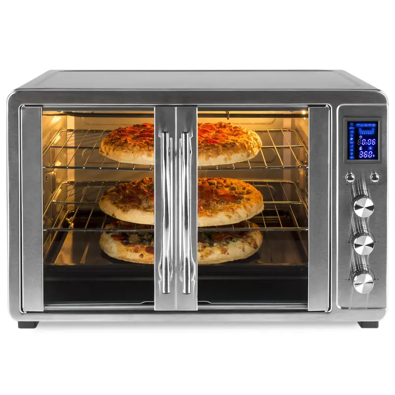 Extra-Large Countertop Convection Toaster Oven – 55L Capacity, French Doors, 1800W 1
