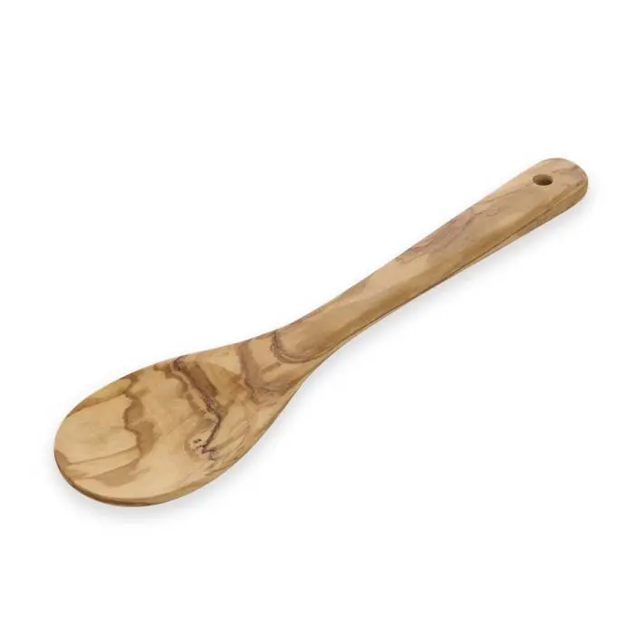 Fantes Italian Olivewood Cooking Spoon – 10-Inch Natural Wood Utensil 1