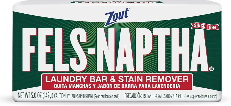 Fels-Naptha Laundry Bar Soap – 5-Ounce Stain-Fighting Solid Cleanser 1