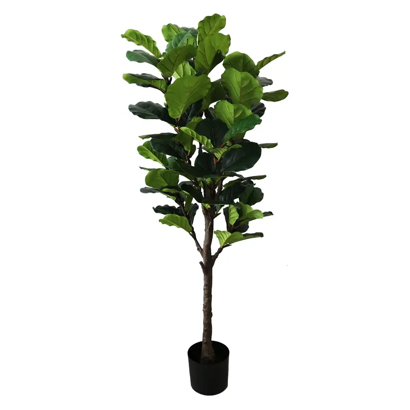 Fiddle-Leaf Fig Replica Tree – Lifelike Faux Plant 1