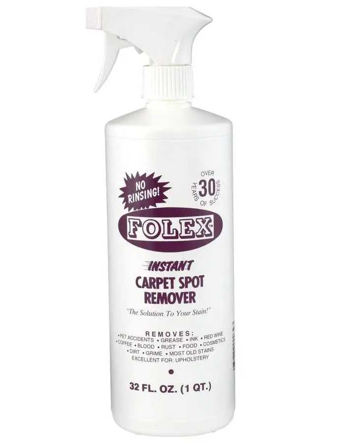 Folex Instant Carpet Spot Remover (32 Oz) – No-Rinse Formula 1