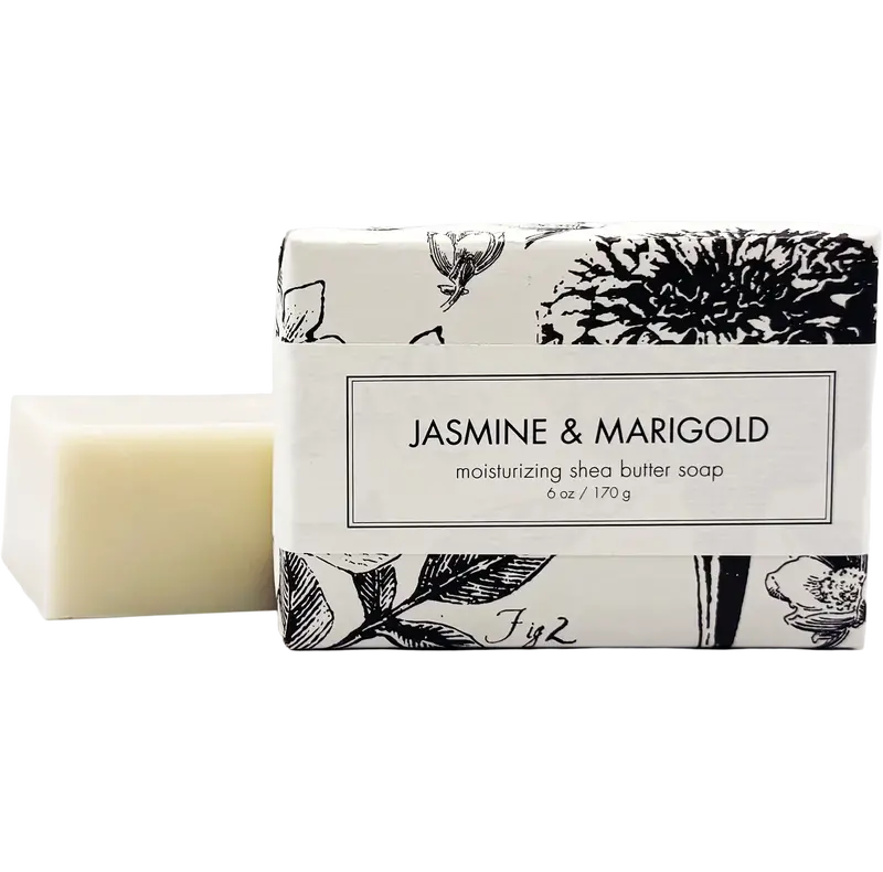 Formulary 55 Moisturizing Shea Butter Soap – Jasmine & Marigold, 6 Oz 1