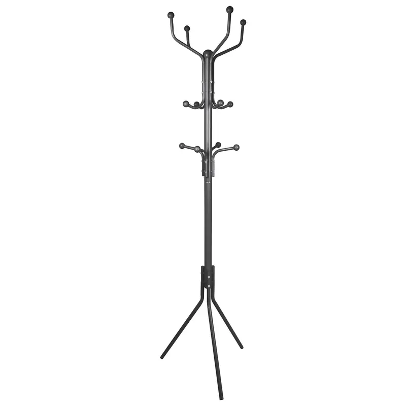 Freestanding Steel Coat Rack – Sleek, Multi-Hook Design For Hallways 1