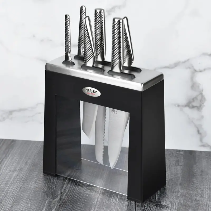 Global Kabuto 7-Piece Knife Block System 1