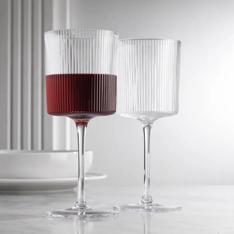 Godinger Sullivan Street Red Wine Glasses – Set Of 4 Premium Stemmed Serveware 1