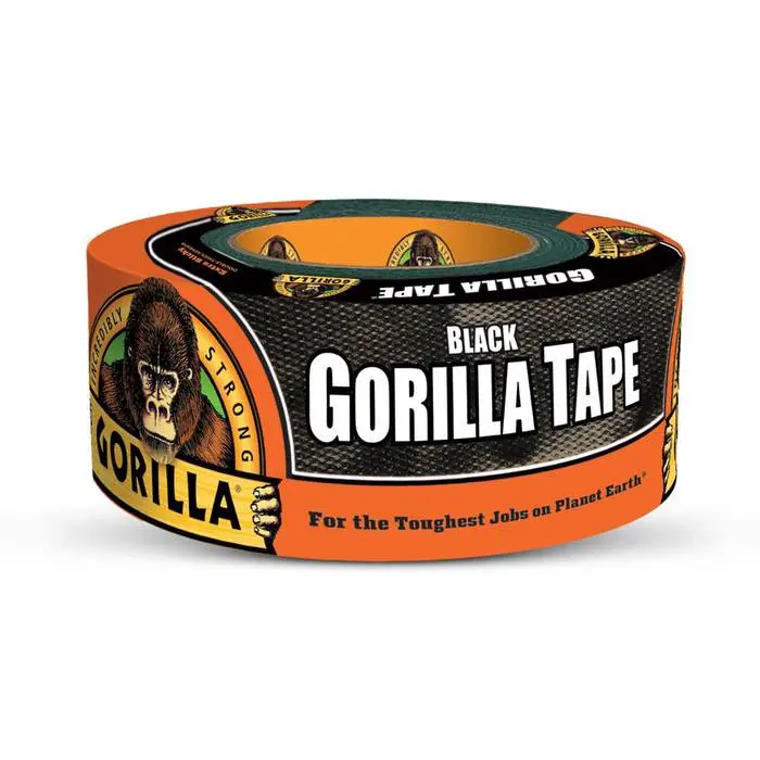 Gorilla Heavy-Duty Black Tape – 12-Yard Roll, Extreme Adhesion 1
