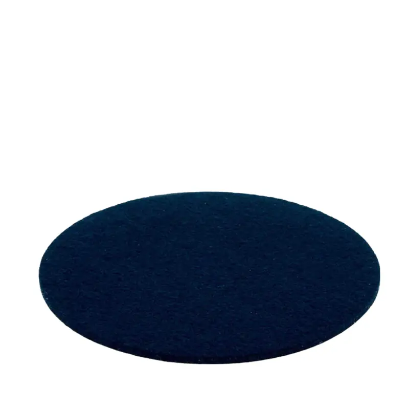 Graf Lantz Marine Blue Felt Trivet – 8" Round Heat-Resistant Mat 1