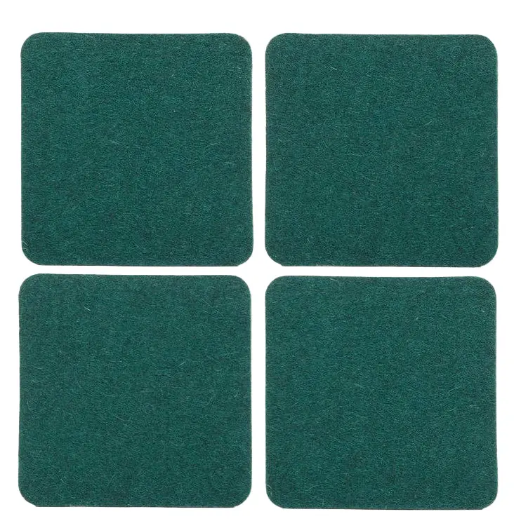 Graf Lantz Square Bierfilzl Coasters – Kombu Tone Felt (4-Pack) 1