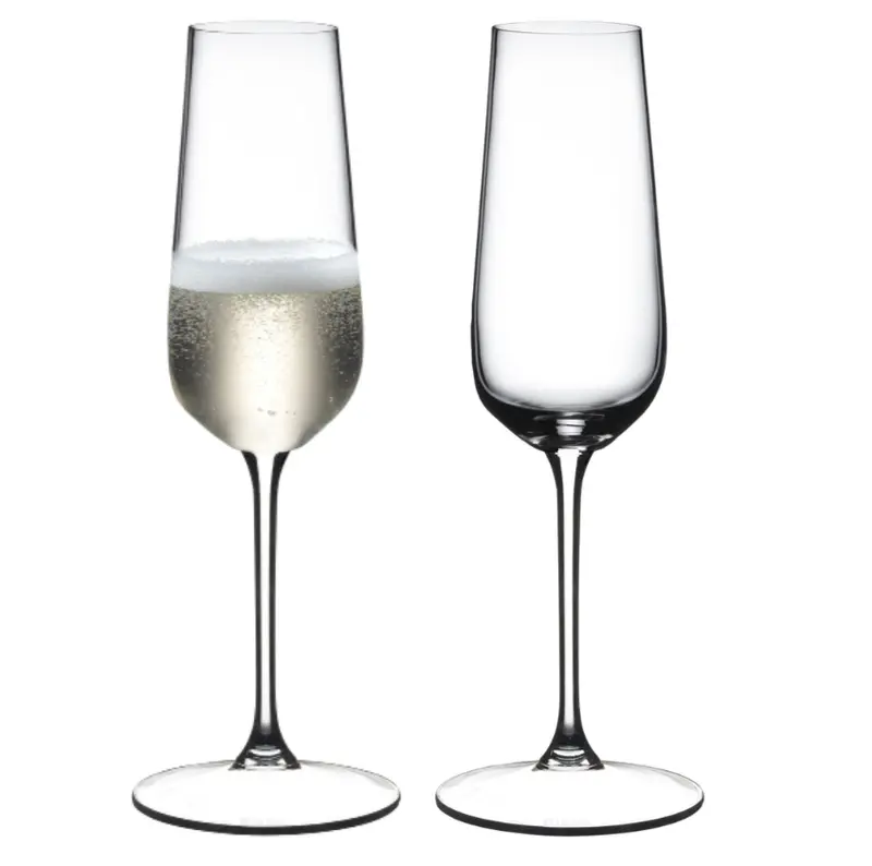 Grape@Riedel Champagne Flutes – 8-Ounce Capacity, 2-Piece Set 1